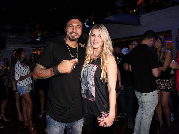 Ex-BBBs Fernando Medeiros e Aline Gotschalg em festa no Rio.(Imagem:Marcos Serra Lima/ EGO)