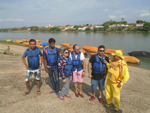 Grupo de voluntários realiza expedição para conscientizar população sobre o Rio Parnaíba.(Imagem:FlorianoNews)