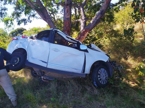 Presidente do PSL Teresina capitão Anderson morre em colisão na rodovia na BR 343.(Imagem: Divulgação/PRF)