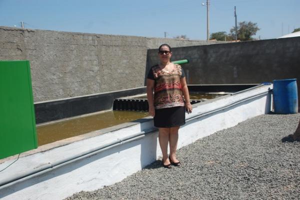 Comitiva da Agespisa visita Estação de Tratamento de Esgoto do Conjunto Filadelfo Freire de Castro.(Imagem:Waldemir Miranda)