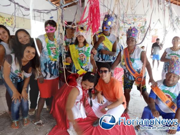 Prefeitura de Floriano promoveu baile de carnaval para usuários do CAPS II.(Imagem:FlorianoNews)