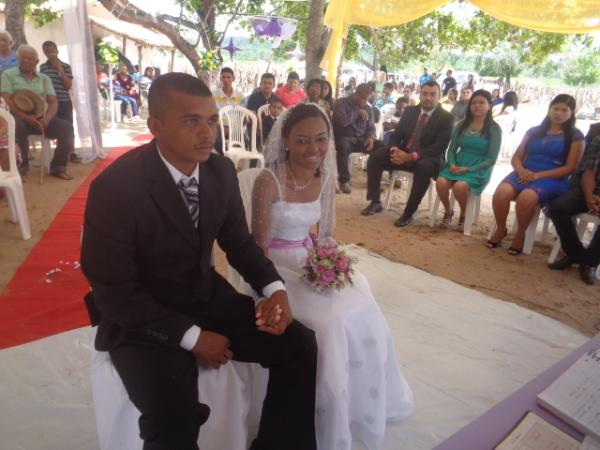 Casamento de Edna e Luis Carlos.(Imagem:FlorianoNews)
