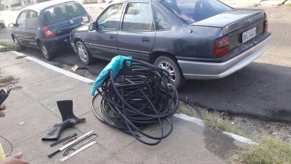  Material apreendido pela polícia na Zona Sudeste de Teresina.(Imagem:Divulgação/Rone)