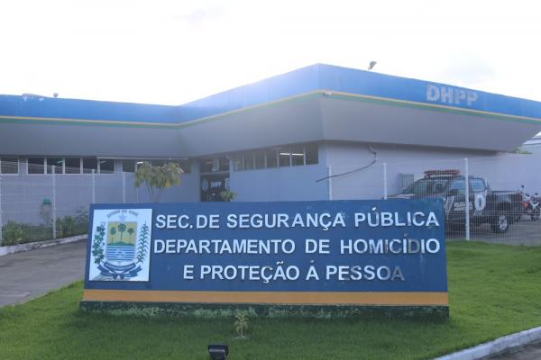 Departamento de Homic&iacute;dio e Prote&ccedil;&atilde;o &agrave; Pessoa (DHPP) em Teresina(Imagem:Lucas Marreiros/G1)