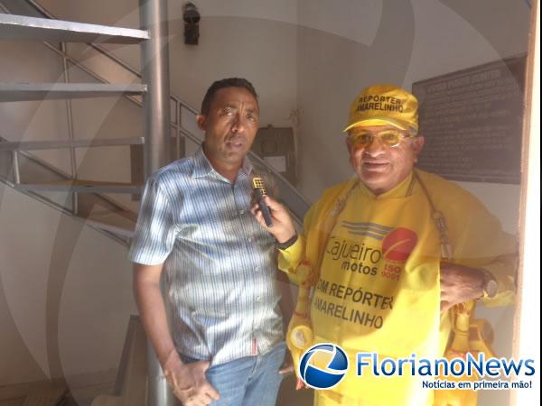 Deputado estadual Fábio Novo visitou as obras de reforma do Espaço Cultural Maria Bonita(Imagem:FlorianoNews)