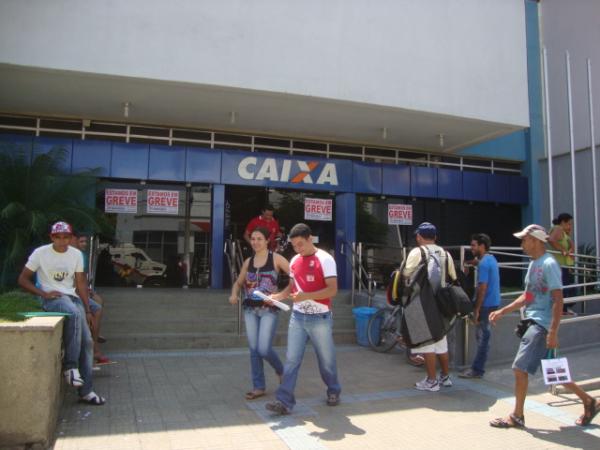 Caixa Econômica Federal em Greve (Imagem:Amarelinho)