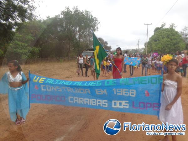 Realizada 1ª Parada Cívica das escolas do campo de Barão de Grajaú.(Imagem:FlorianoNews)
