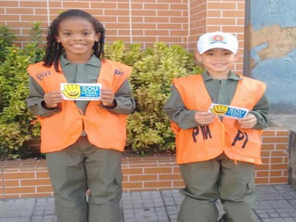 Escola Pequeno Príncipe realizou ações educativas em comemoração à Semana Nacional de Trânsito.(Imagem:EPP)