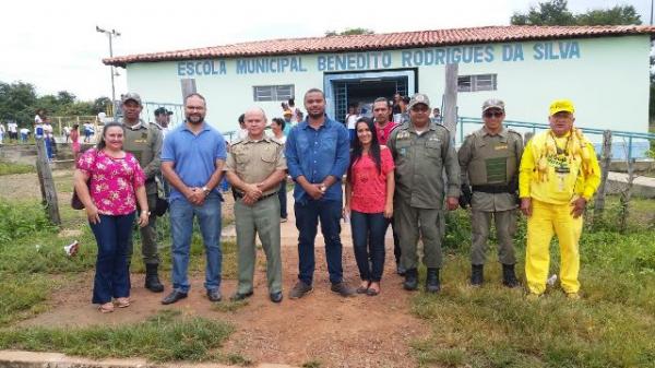 Grupamento Escolar participa de lançamento do Projeto Uquinha Solidário.(Imagem:FlorianoNews)