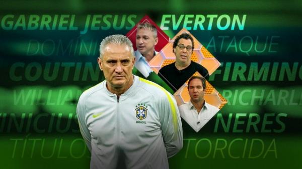 Caio Ribeiro, Casagrande e Paulo Nunes opinam sobre desempenho da Seleção nos três primeiros jogos; Everton é unanimidade: 