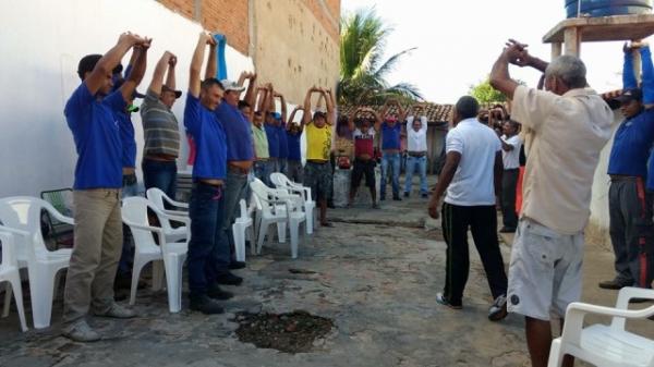 Sindicado dos Arrumadores de Floriano é contemplado com ação preventiva em saúde.(Imagem:SECOM)