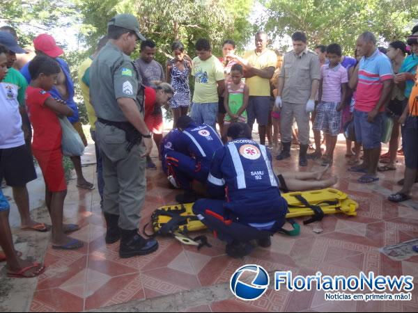 Mulher tenta suicídio atirando-se da ponte sobre o Rio Parnaíba.(Imagem:FlorianoNews)