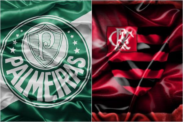 Palmeiras e Flamengo(Imagem:Reprodução)