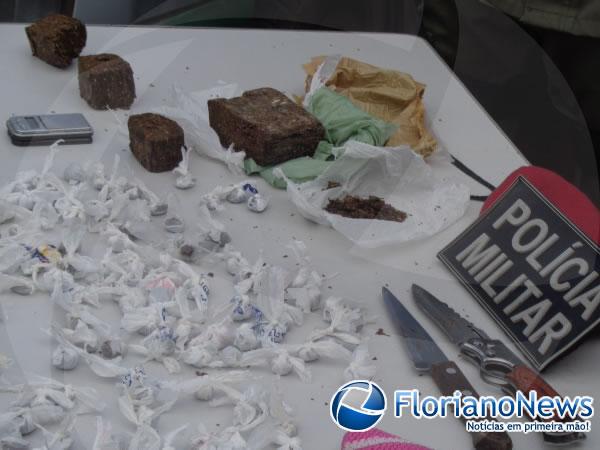 Polícia prende quatro suspeitos de tráfico de drogas em Floriano.(Imagem:FlorianoNews)