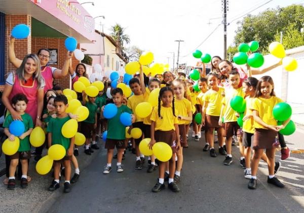 Escola Pequeno Príncipe desenvolve atividades cívicas na Semana da Pátria.(Imagem:EPP)