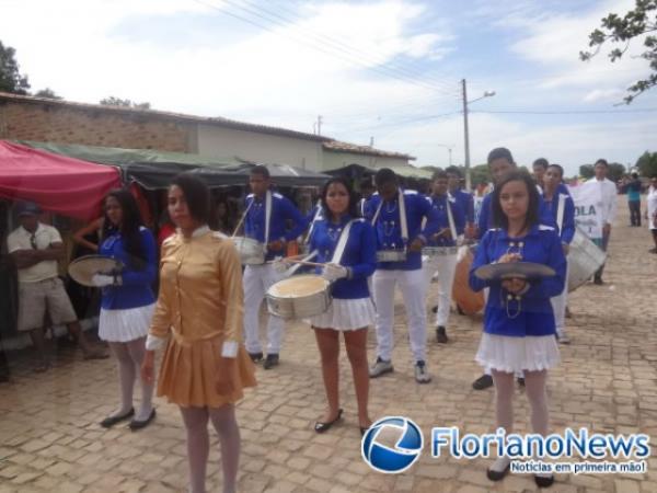 Cerimônia cívica marca aniversário de São Francisco do Piauí.(Imagem:FlorianoNews)