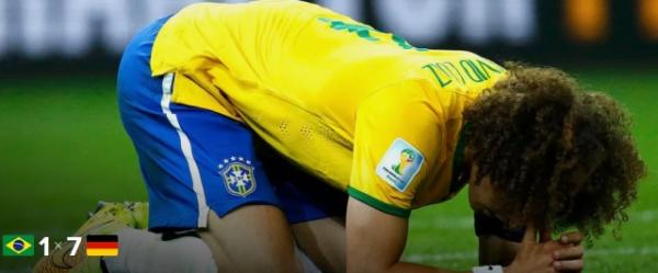 Brasil perde para Alemanha e dá adeus ao Hexa.(Imagem:GloboEsporte)