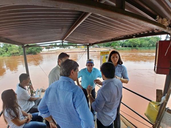 Expedição da Codevasf no Parnaíba tem início em Alto Parnaíba (MA).(Imagem:Cássio Moreira/Codevasf)