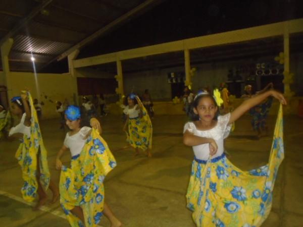 Público infantil lota ginásio para prestigiar Show do Carrapeta em Barão de Grajaú.(Imagem:FlorianoNews)
