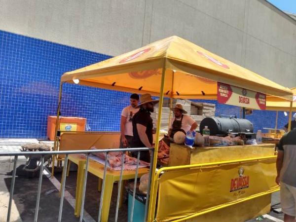 Tudo pronto para o BBQ Fest Beer no Floriano Shopping.(Imagem:FlorianoNews)