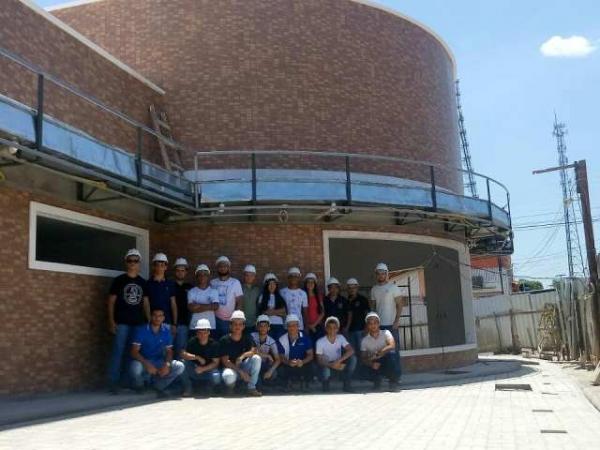 Alunos do curso de Engenharia Civil da FAESF realizam visita técnica a construções de Floriano.(Imagem:FAESF )