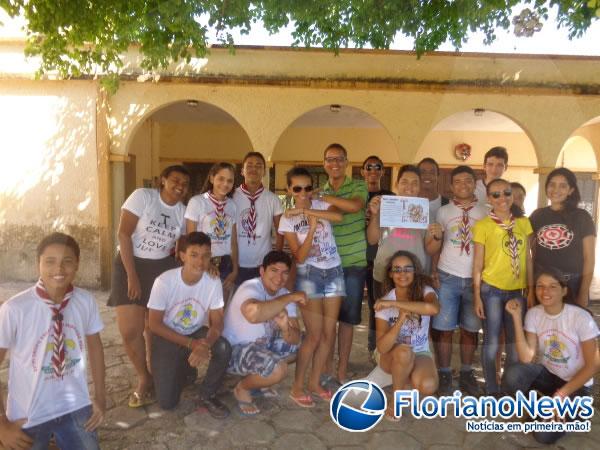 Grupos de jovens realizam campanha de doação de alimentos em Floriano.(Imagem:FlorianoNews)