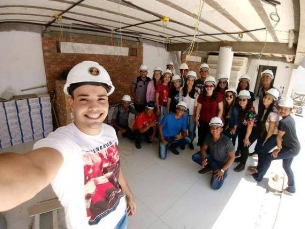 Alunos do curso de Engenharia Civil da FAESF realizam visita técnica a construções de Floriano.(Imagem:FAESF )