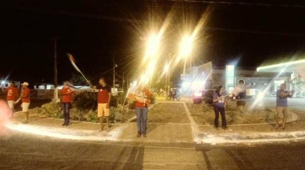 Caravana em prol de Haddad e Manuela realiza ato em Floriano.(Imagem:FlorianoNews)