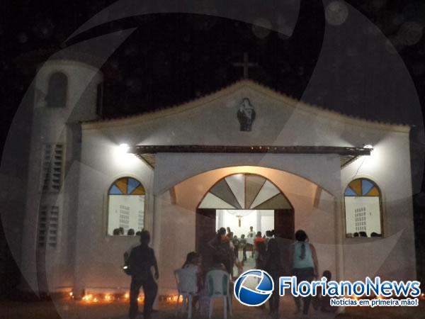 Procissão e missa encerraram festejo de Santa Rita de Cássia em Floriano.(Imagem:FlorianoNews)