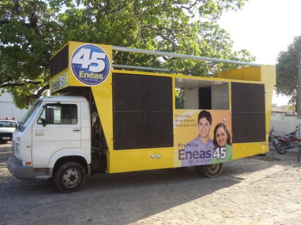 PM apreende veículos por propaganda eleitoral irregular em Floriano(Imagem:FlorianoNews)