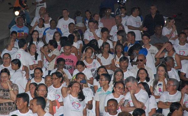 Prefeito Gilberto Jr e Secretários Municipais participaram da IV Caminhada da Paz.(Imagem:Secom)