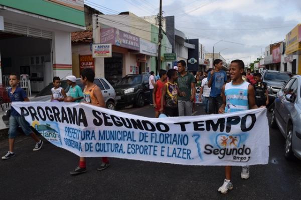 Prefeitura de Floriano lança Programa Segundo Tempo(Imagem:Secom)