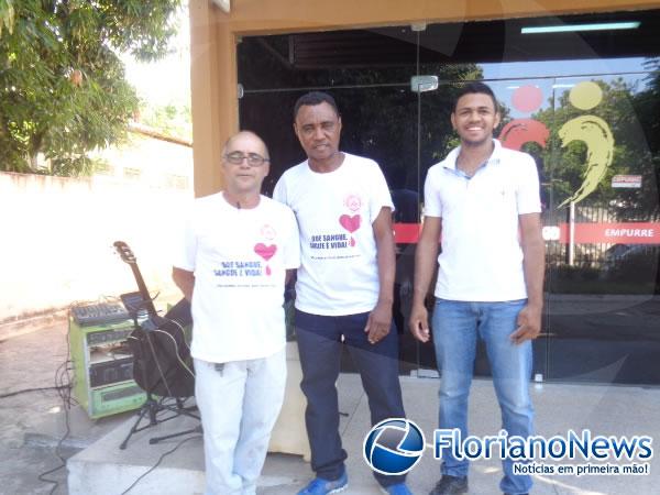 Campanha de doação de sangue é realizada pelo Hemocentro de Floriano.(Imagem:FlorianoNews)