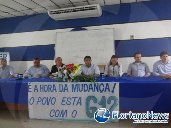 Floriano sediou I Fórum de Desenvolvimento promovido pelo G12.(Imagem:FlorianoNews)
