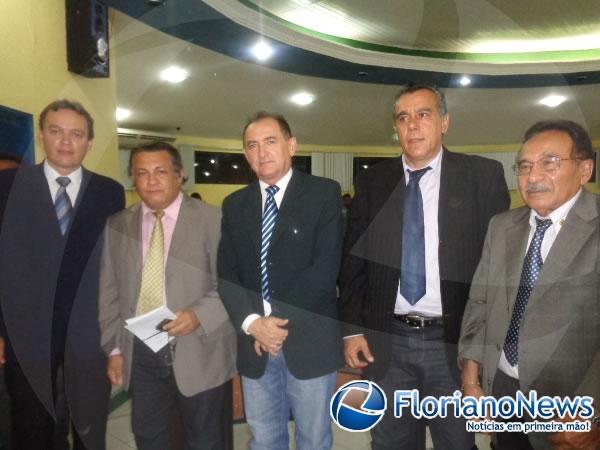 Vereadores: Fábio Braga, Carlos Antônio, Antônio Reis, Everaldo Elvas e Manoel Simplício.(Imagem:FlorianoNews)