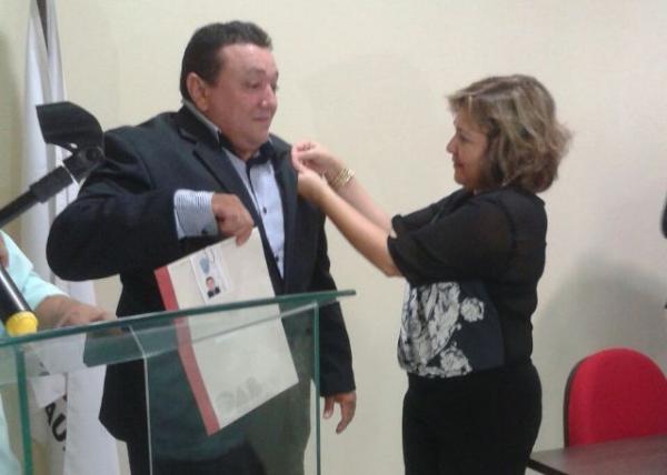 Primeira solenidade de compromisso e entrega de carteiras realizada pela Diretoria da Subseção de Floriano.(Imagem:OAB Floriano)
