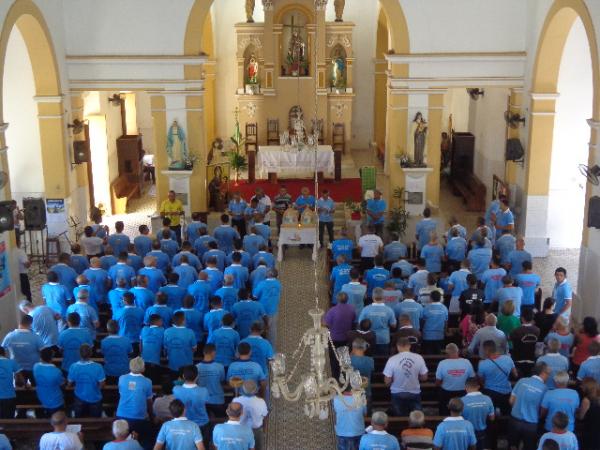 Terço dos Homens festeja seu 6° aniversário de caminhada e evangelização.(Imagem:FlorianoNews)