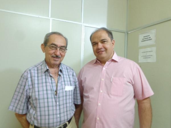 Secretários Gilberto Guerra e Márcio Neiva.(Imagem:FlorianoNews)