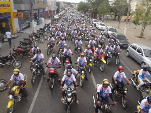 Concessionária Honda comemorou o Dia do Motociclista.(Imagem:FlorianoNews)