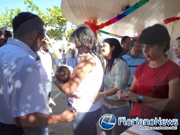 Começou a campanha de vacinação contra a poliomielite em Floriano.(Imagem:FlorianoNews)