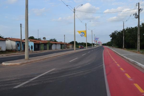 O novo corredor da folia já está no clima da festa carnavalesca.(Imagem:Secom)