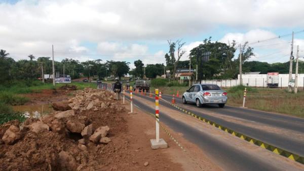 BR-343 trecho que deverá ser duplicado na entrada de Teresina.(Imagem:Cidadeverde.com)