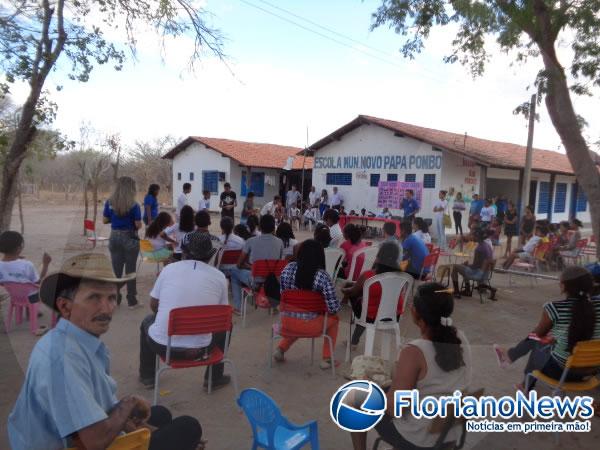 Cras promoveu ação social na localidade Novo Papo Pombo(Imagem:FlorianoNews)