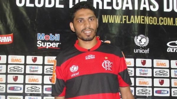  Wallace em sua apresentação no Flamengo.(Imagem:Pedro Henrique Torre/ESPN.com.br)