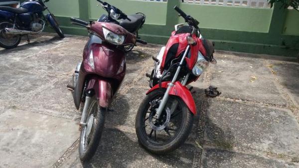 A motocicleta Honda Biz já foi restituída à legítima proprietária. (Imagem:Divulgação)