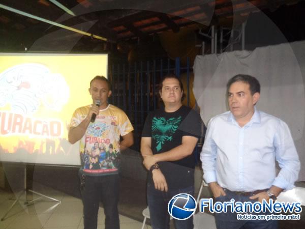 Bloco Furacão 2015 é lançado para a imprensa de Floriano.(Imagem:FlorianoNews)