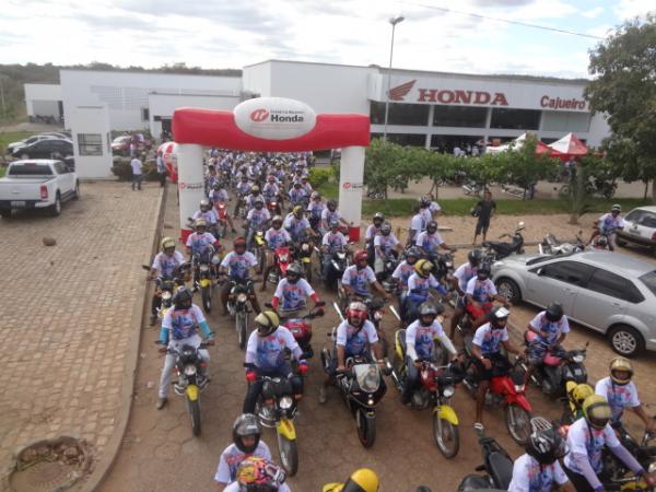 Concessionária Honda comemorou o Dia do Motociclista.(Imagem:FlorianoNews)
