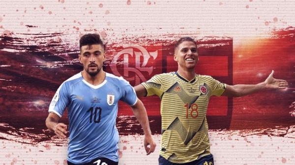 Cuéllar não vira titular da Colômbia, e Arrascaeta tem campanha sem destaque com o Uruguai. Único ainda na disputa do título, Trauco ganha visibilidade e ritmo com o Peru.(Imagem:InfoEsporte)