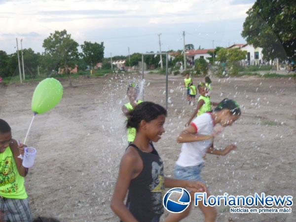 Bloco Criançada garantiu diversão para os baixinhos em Floriano.(Imagem:FlorianoNews)