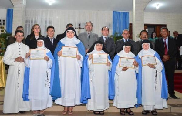 Entrega de Título de Cidadã Florianense marca abertura do Festejo de Santa Beatriz.(Imagem:Divulgação)